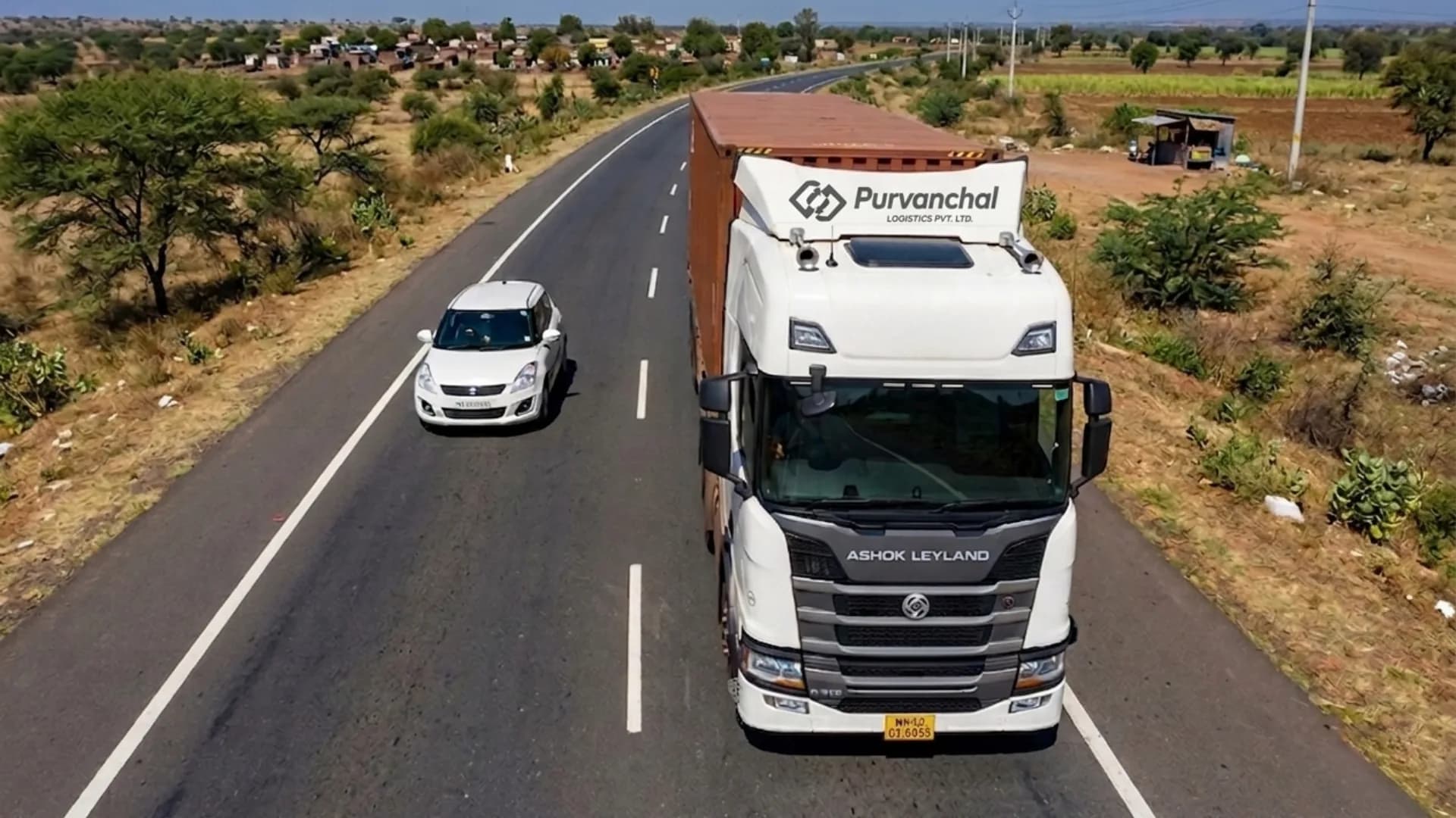 Purvanchal Logistics fleet – pan-India highway operations